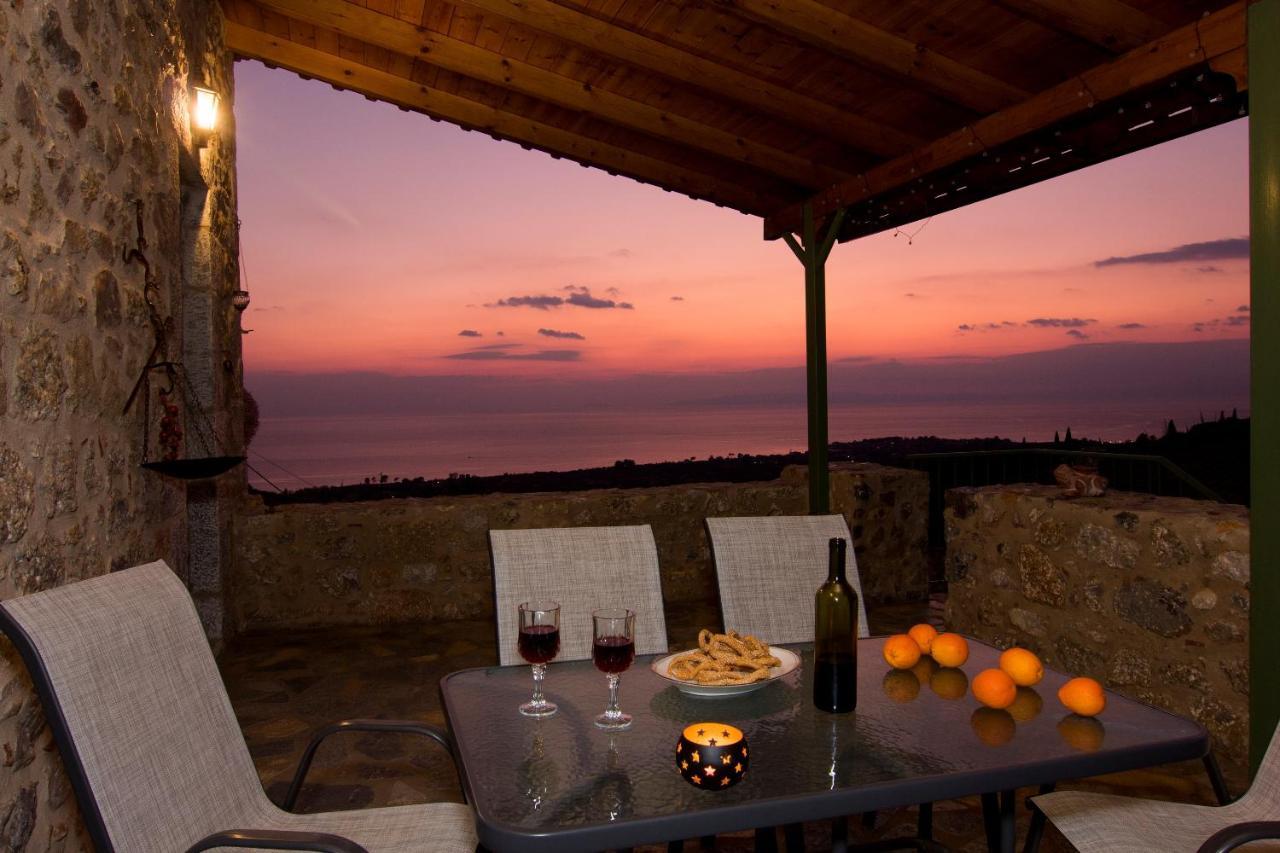 Stavroulas Stone House In Rigklia, Messinia Riglia Exteriér fotografie