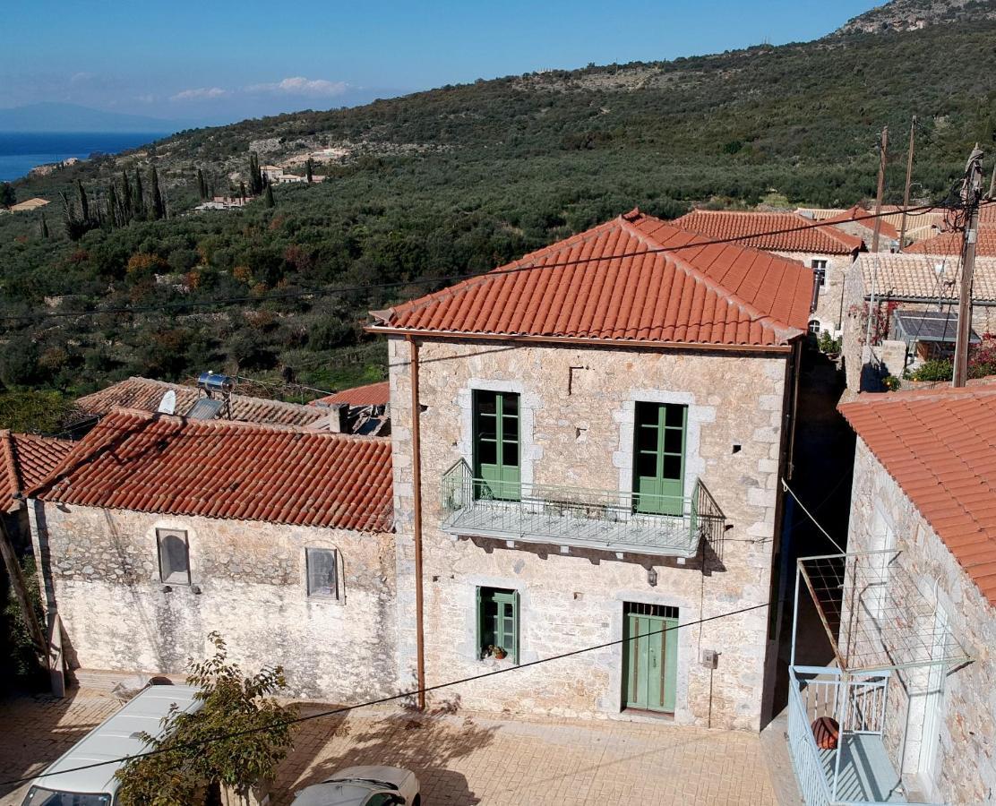 Stavroulas Stone House In Rigklia, Messinia Riglia Exteriér fotografie