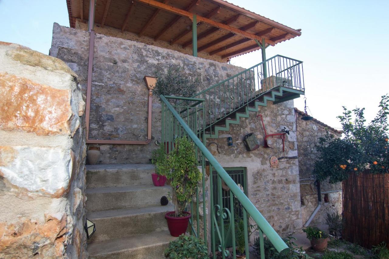 Stavroulas Stone House In Rigklia, Messinia Riglia Exteriér fotografie
