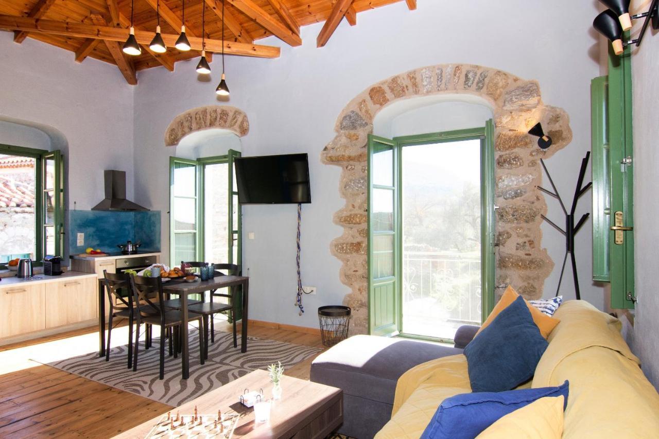 Stavroulas Stone House In Rigklia, Messinia Riglia Exteriér fotografie