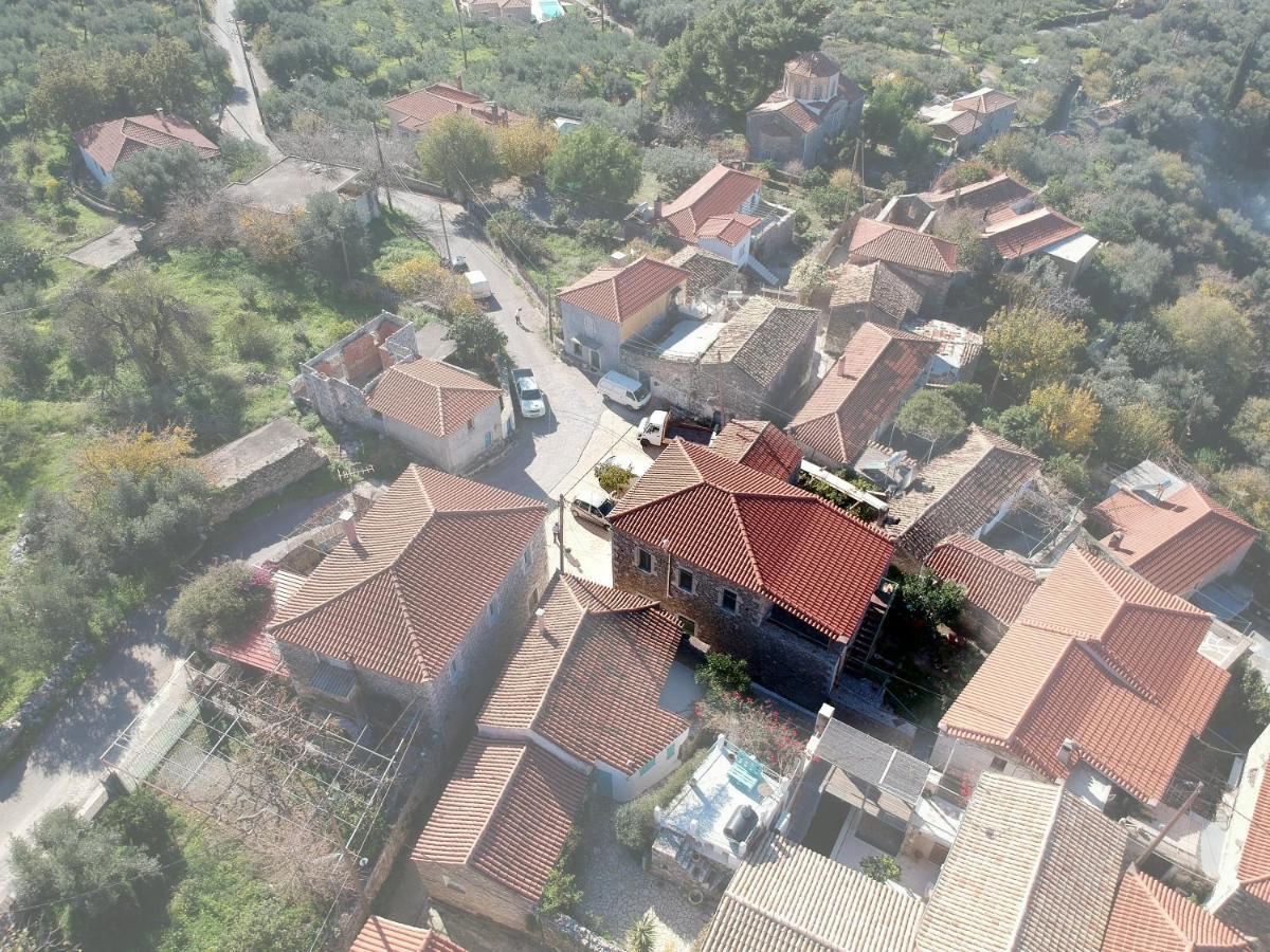 Stavroulas Stone House In Rigklia, Messinia Riglia Exteriér fotografie